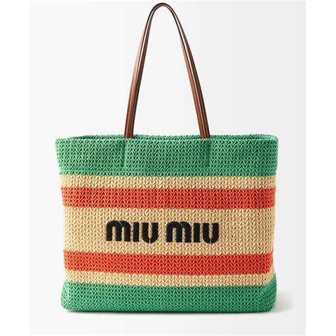 sac de plage miu miu|Women's Designer Miu Miu Beach & Straw Bags .